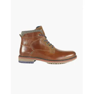 Front Watson Leather Boots Tan