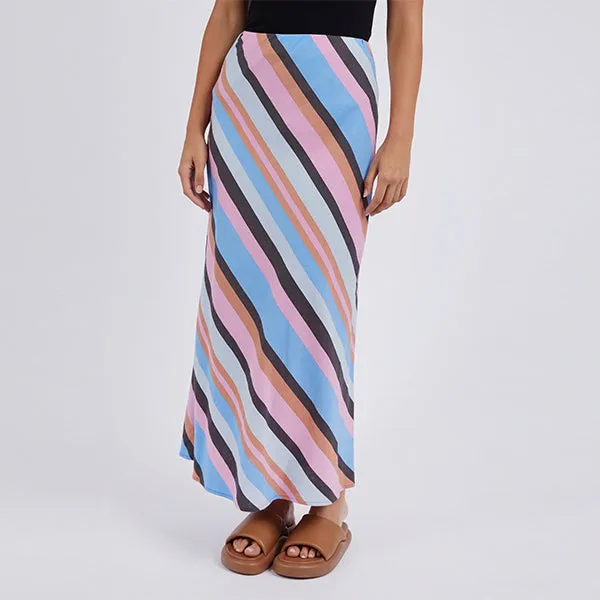 Gazelle Stripe Skirt - Multi Stripe