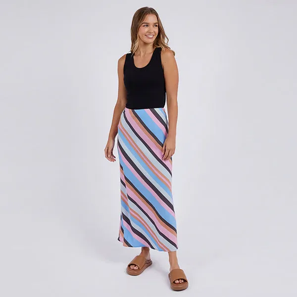 Gazelle Stripe Skirt - Multi Stripe