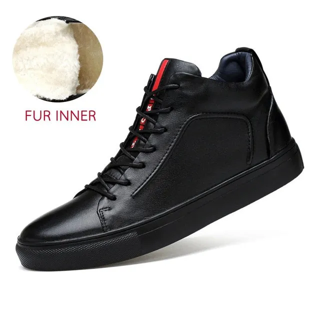 Genuine Leather Waterproof Casual Sneakers Shoes