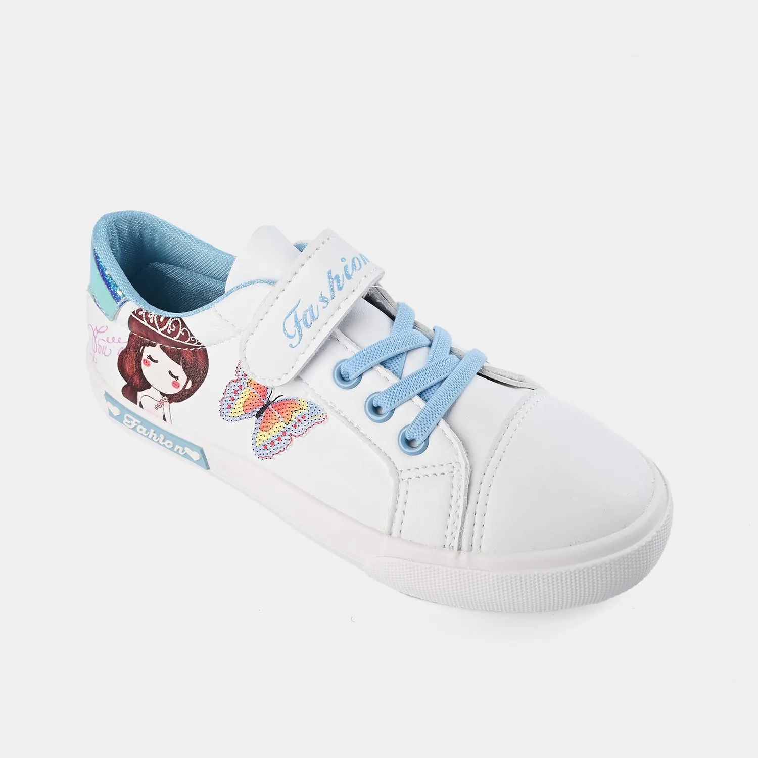 Girls Sneaker 5791-White/Blue