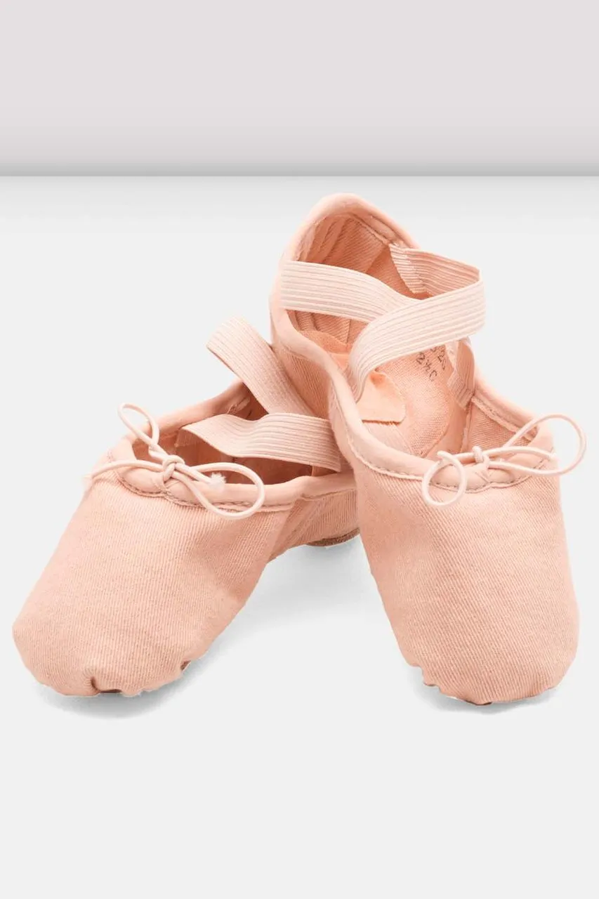 Girls Zenith Stretch Canvas Ballet Shoes