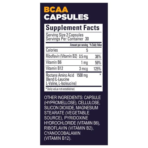 GU Recovery BCAA Capsules