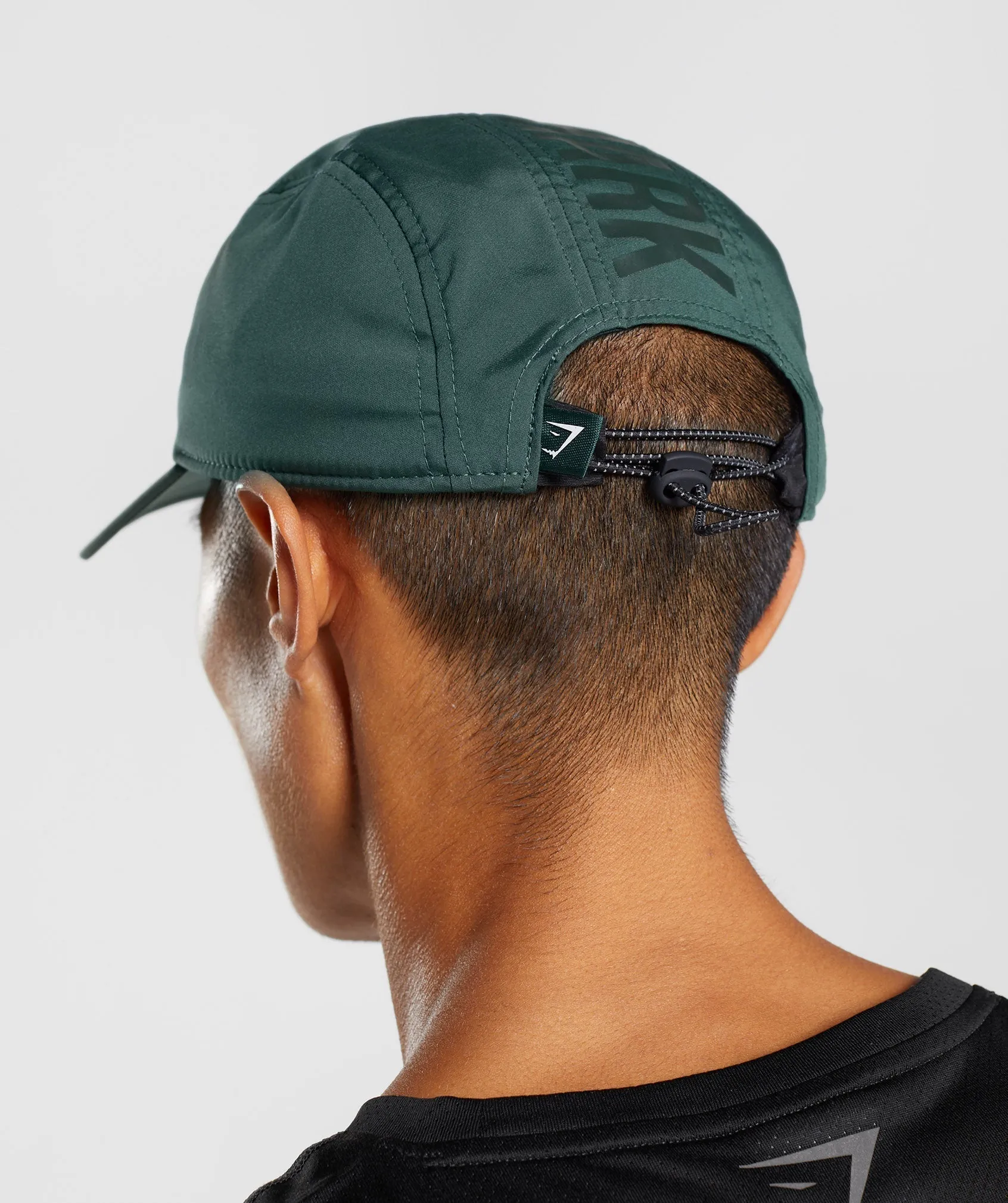 Gymshark  5 Panel Running Cap - Obsidian Green