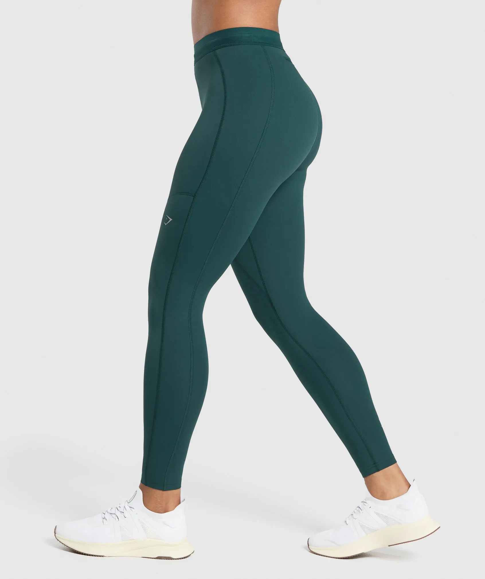 Gymshark Running Leggings - Strong Teal