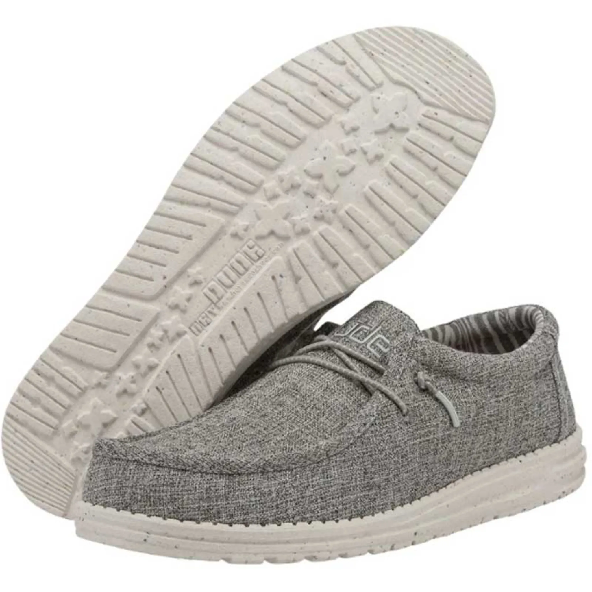 HEY DUDE MEN'S WALLY ECO LINEN IRON SHOE - 112473915