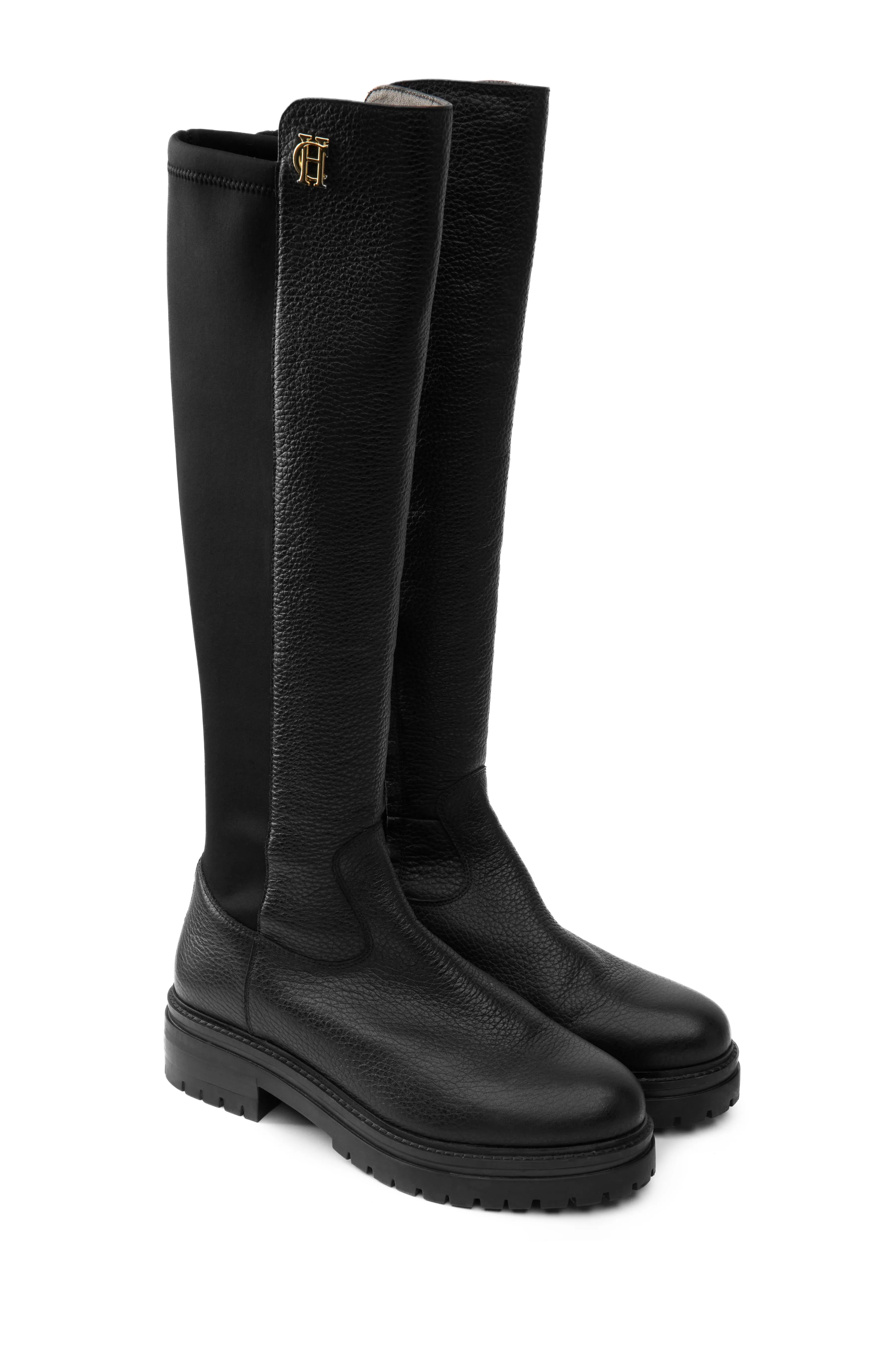 Holland Cooper Albany Chunky Boot in Black