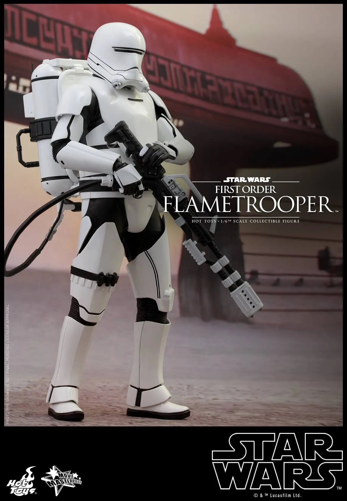 Hot Toys – MMS326 – Star Wars: The Force Awakens: First Order Flametrooper