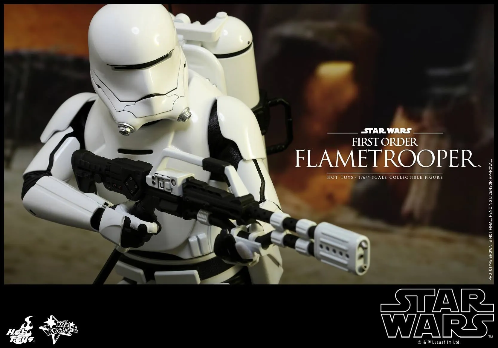 Hot Toys – MMS326 – Star Wars: The Force Awakens: First Order Flametrooper