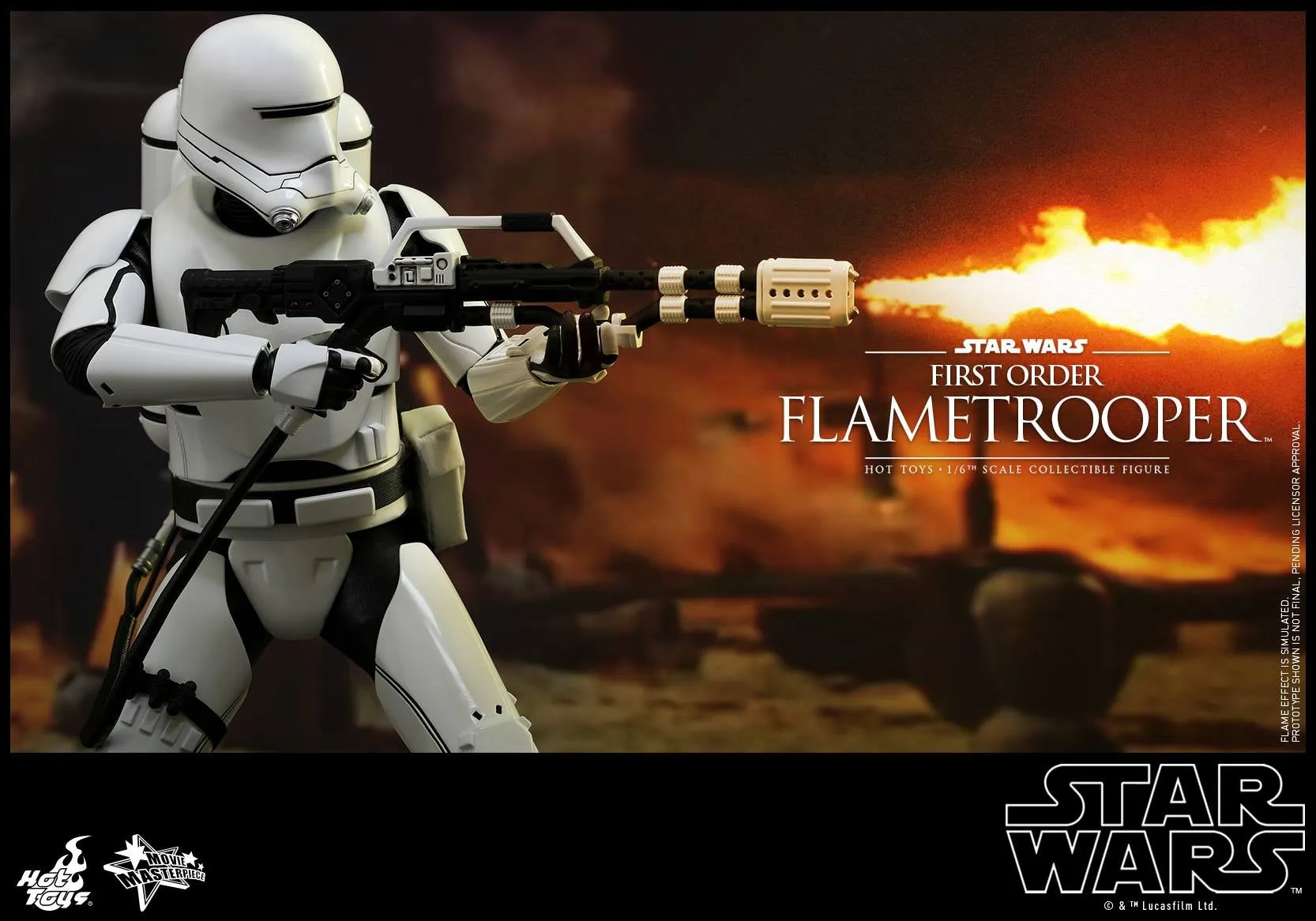 Hot Toys – MMS326 – Star Wars: The Force Awakens: First Order Flametrooper