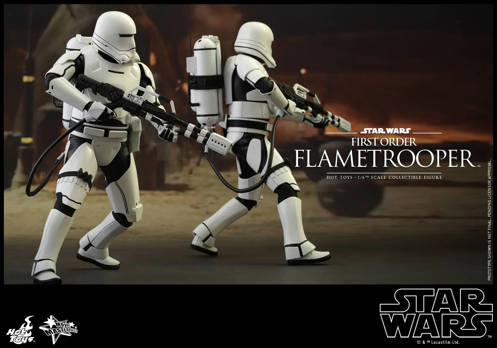 Hot Toys – MMS326 – Star Wars: The Force Awakens: First Order Flametrooper