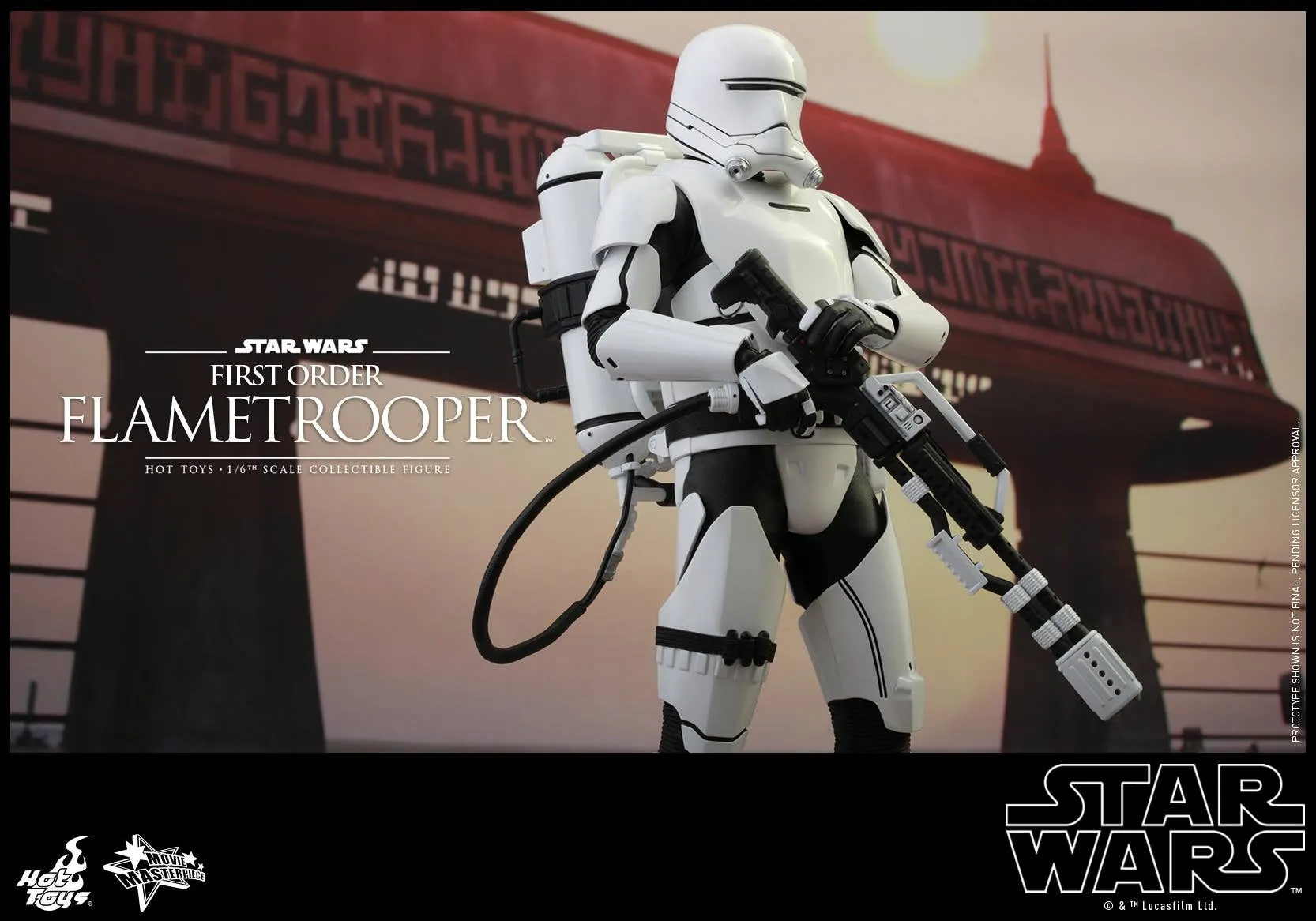 Hot Toys – MMS326 – Star Wars: The Force Awakens: First Order Flametrooper