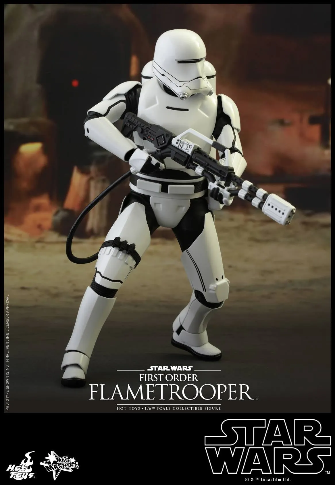 Hot Toys – MMS326 – Star Wars: The Force Awakens: First Order Flametrooper