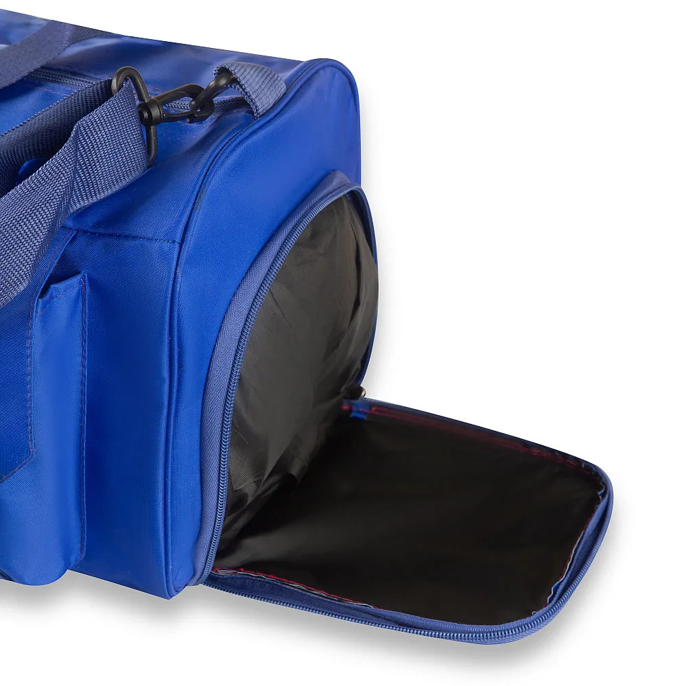 HQ ROYAL BLUE DUFFEL BAG - LEFTOVER