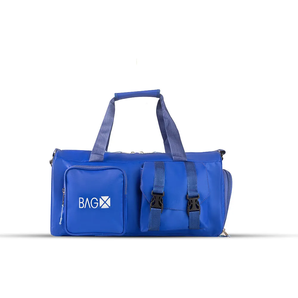 HQ ROYAL BLUE DUFFEL BAG - LEFTOVER