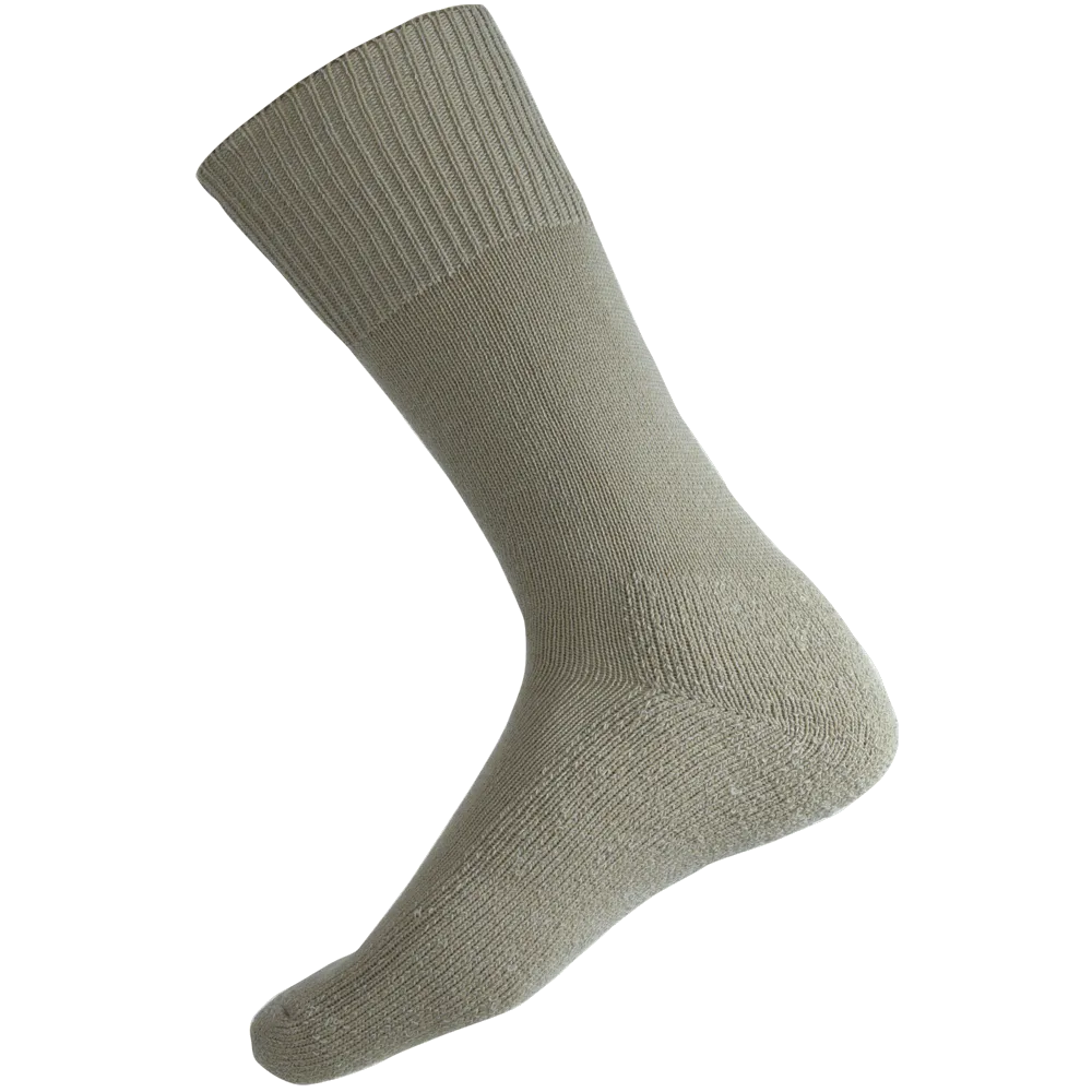 Humphrey Law - Cushion Foot Wool Sock – Navy | Black | Antelope – Medium (6-10)