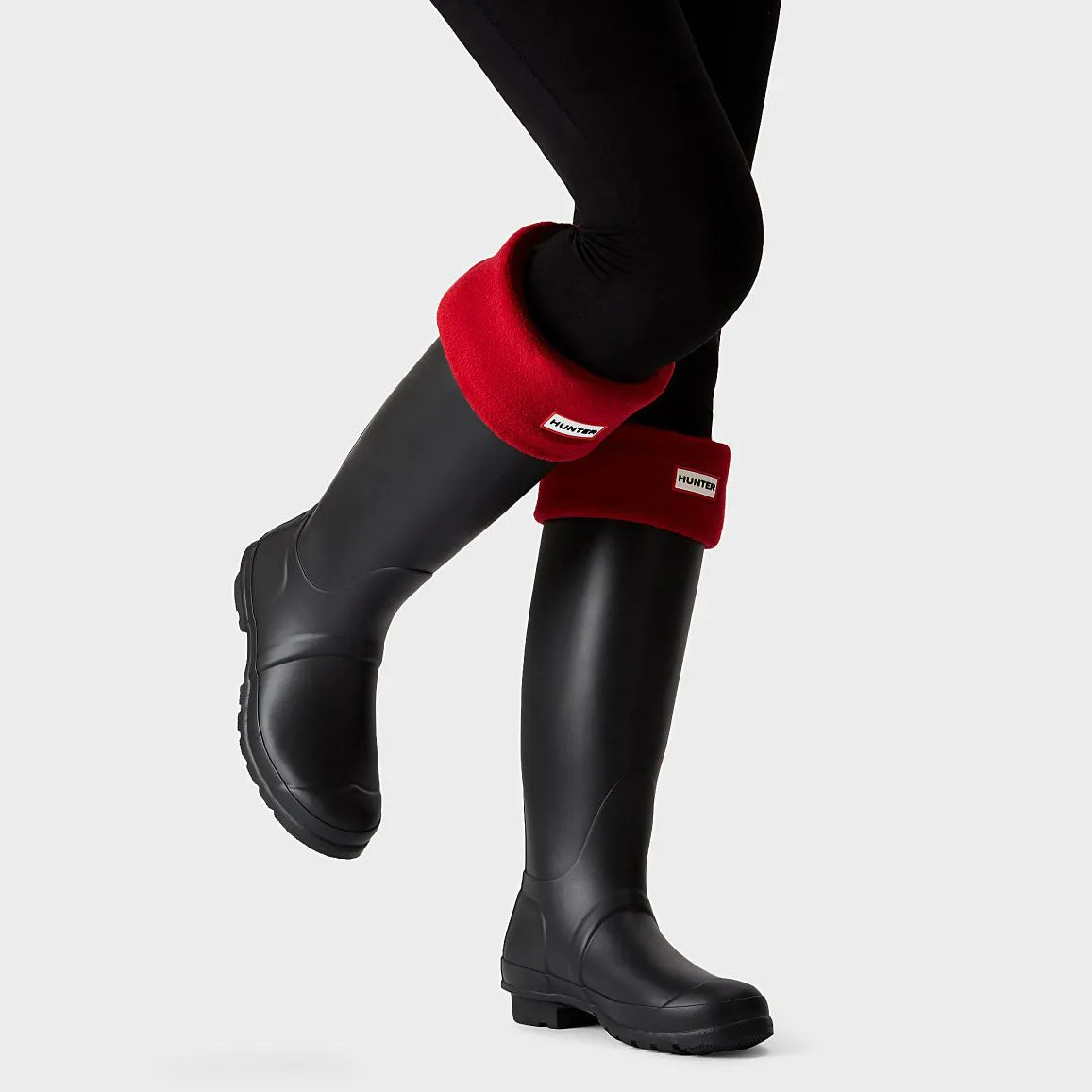 Hunter Original Tall Boot Socks in Military Red