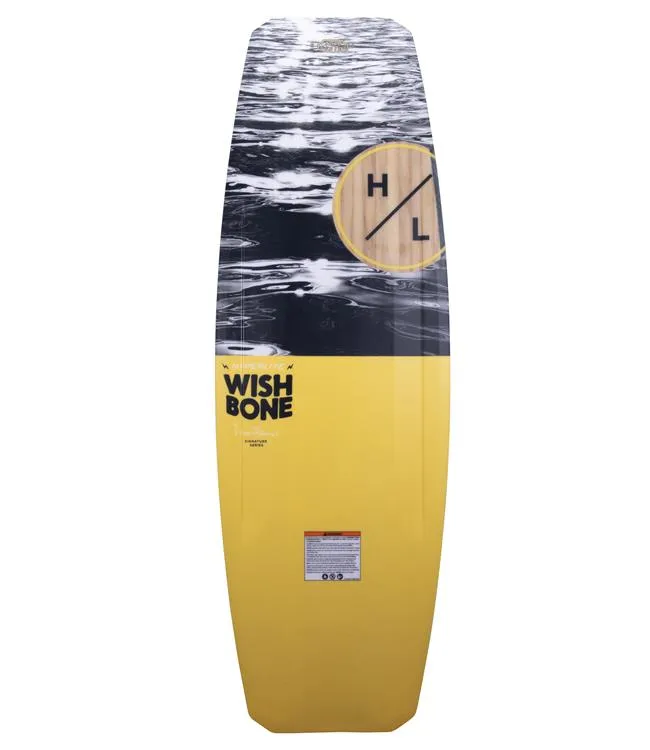 Hyperlite Wishbone Wakeboard Package with Defacto Boots (2022)