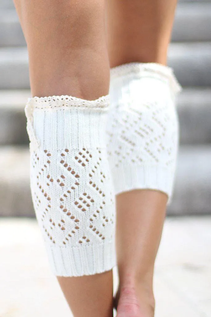 Ivory Boot Cuffs