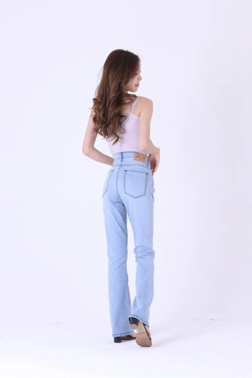 Jack Russel - Women Jeans - Klassik JF-BT/LB Boot Cut Light Blue Mid Waisted