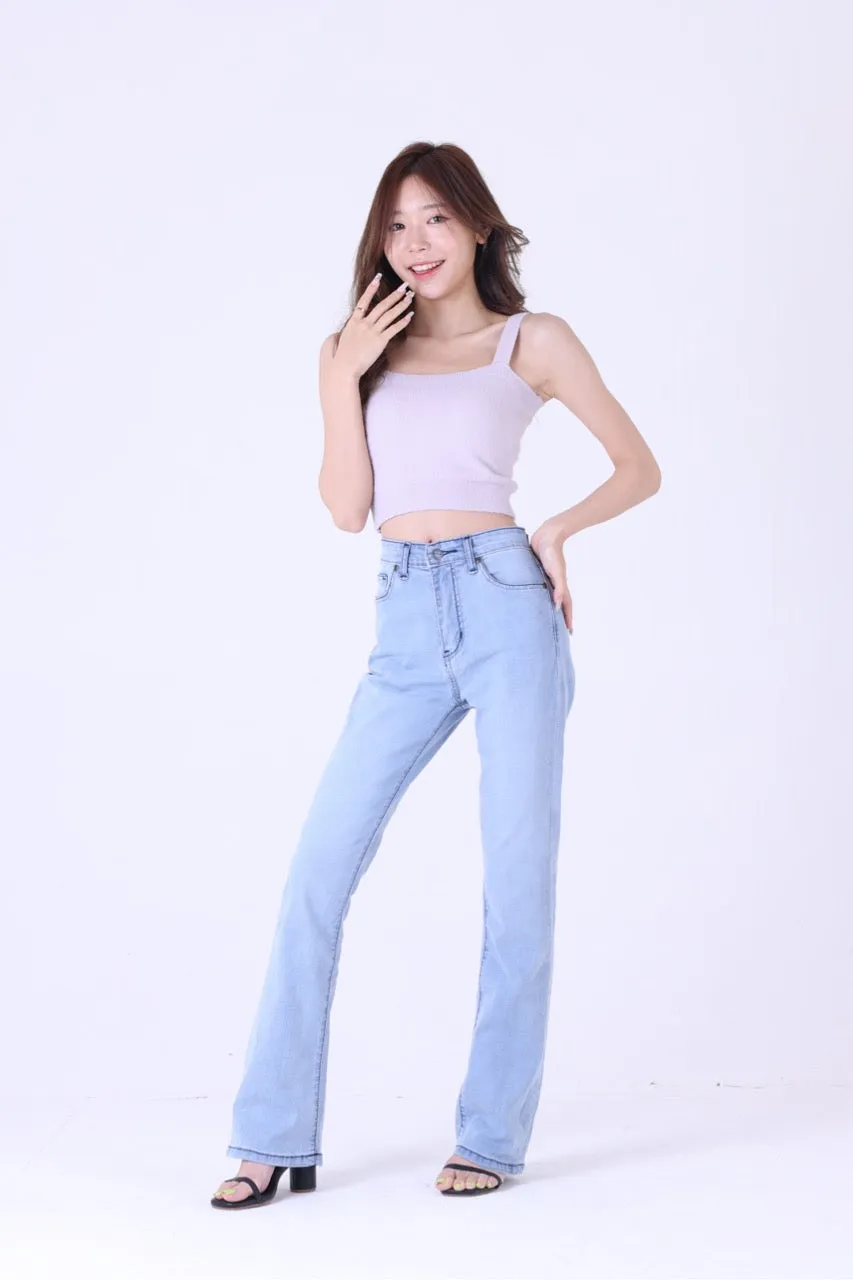 Jack Russel - Women Jeans - Klassik JF-BT/LB Boot Cut Light Blue Mid Waisted