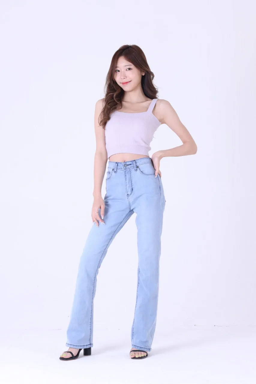 Jack Russel - Women Jeans - Klassik JF-BT/LB Boot Cut Light Blue Mid Waisted