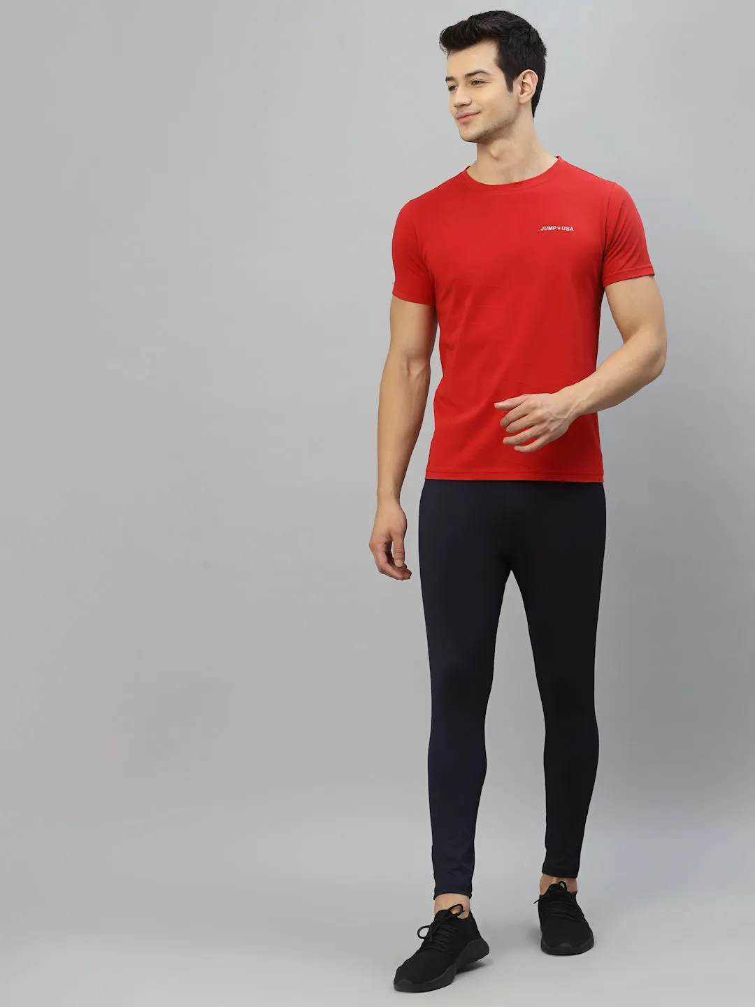 JUMP USA Ultralyte Men Pure Cotton Running Rapid Dry T-Shirt