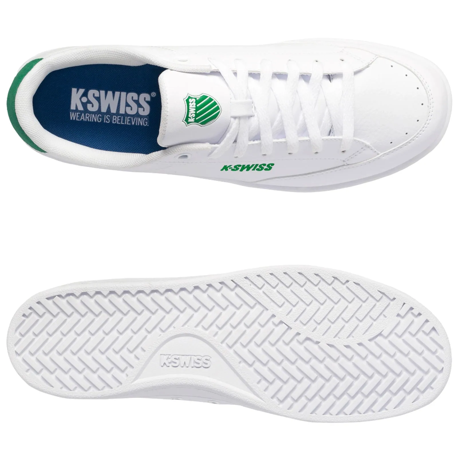 K-Swiss Mens Court Ace Trainers