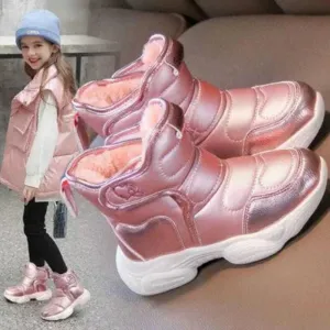 Kids Fashionable Thick Anti-slippery Casual Warm Shoes