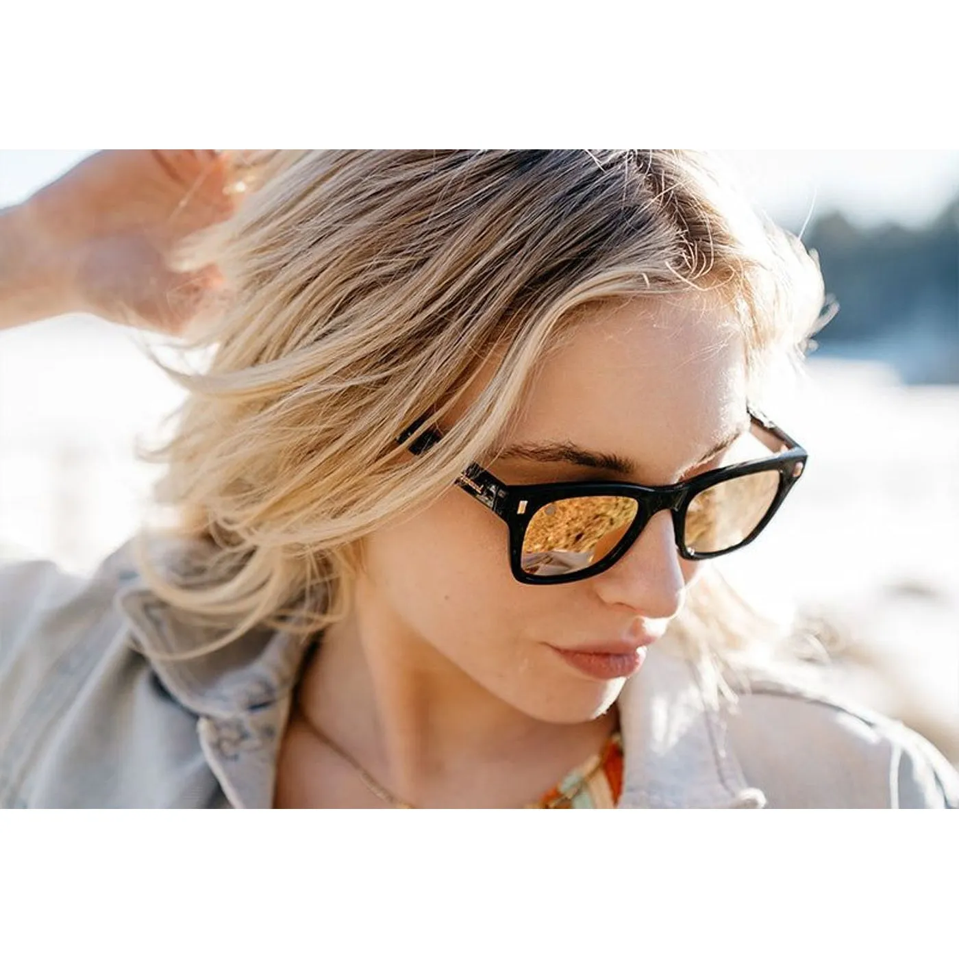 Knockaround Seventy Nines Sunglasses - Black / Peach