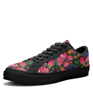 Kokum's Revenge - Black Aapisi Low Top Canvas Shoes Black Sole