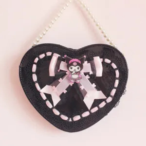 Kuro Inspired Heart Leather Bag - Lovesickdoe