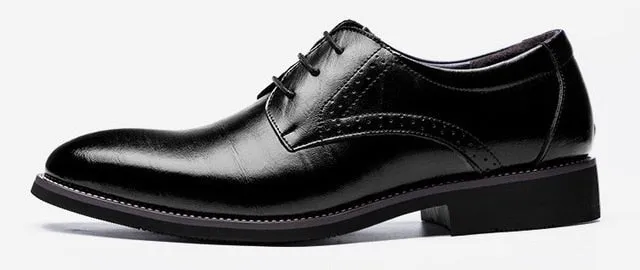 Lace-Up Bullock Business Dress  Male Formal Shoes New High Quality