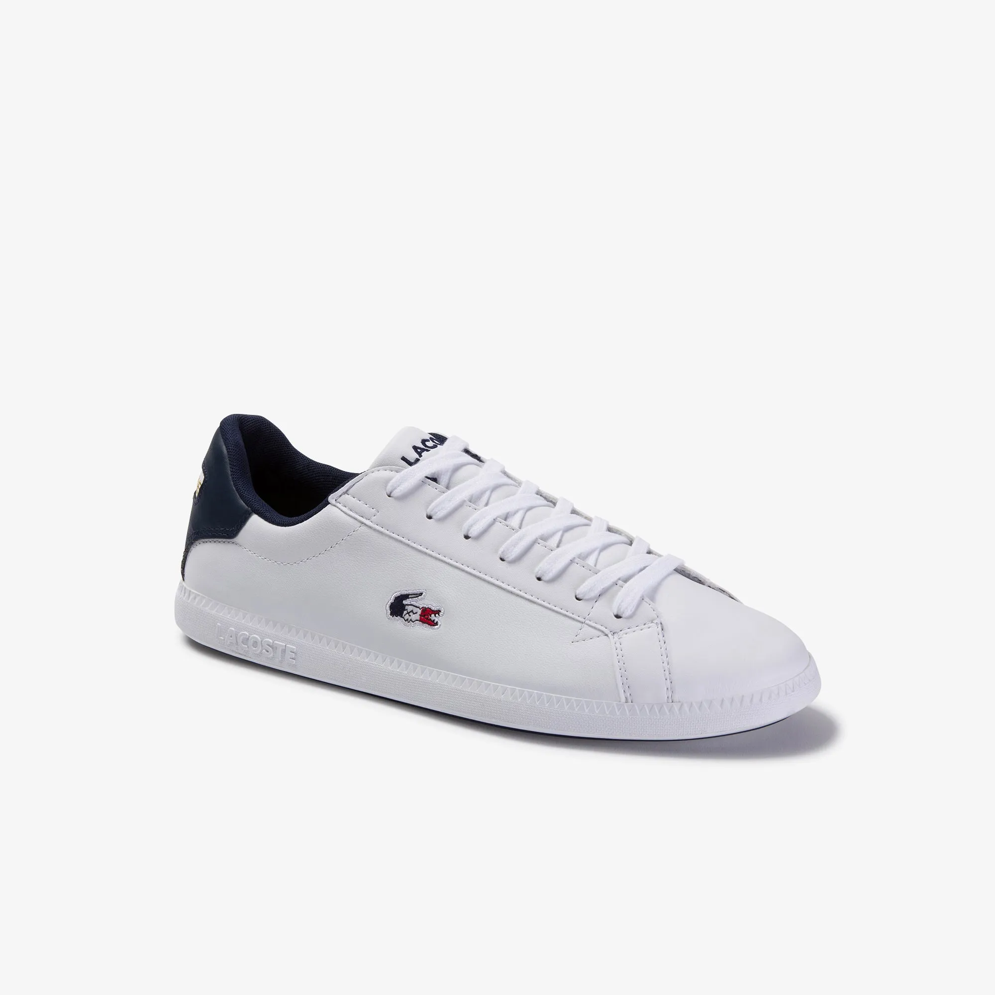 Lacoste Graduate Tri1 Sma Sneakers - White/Navy/Red