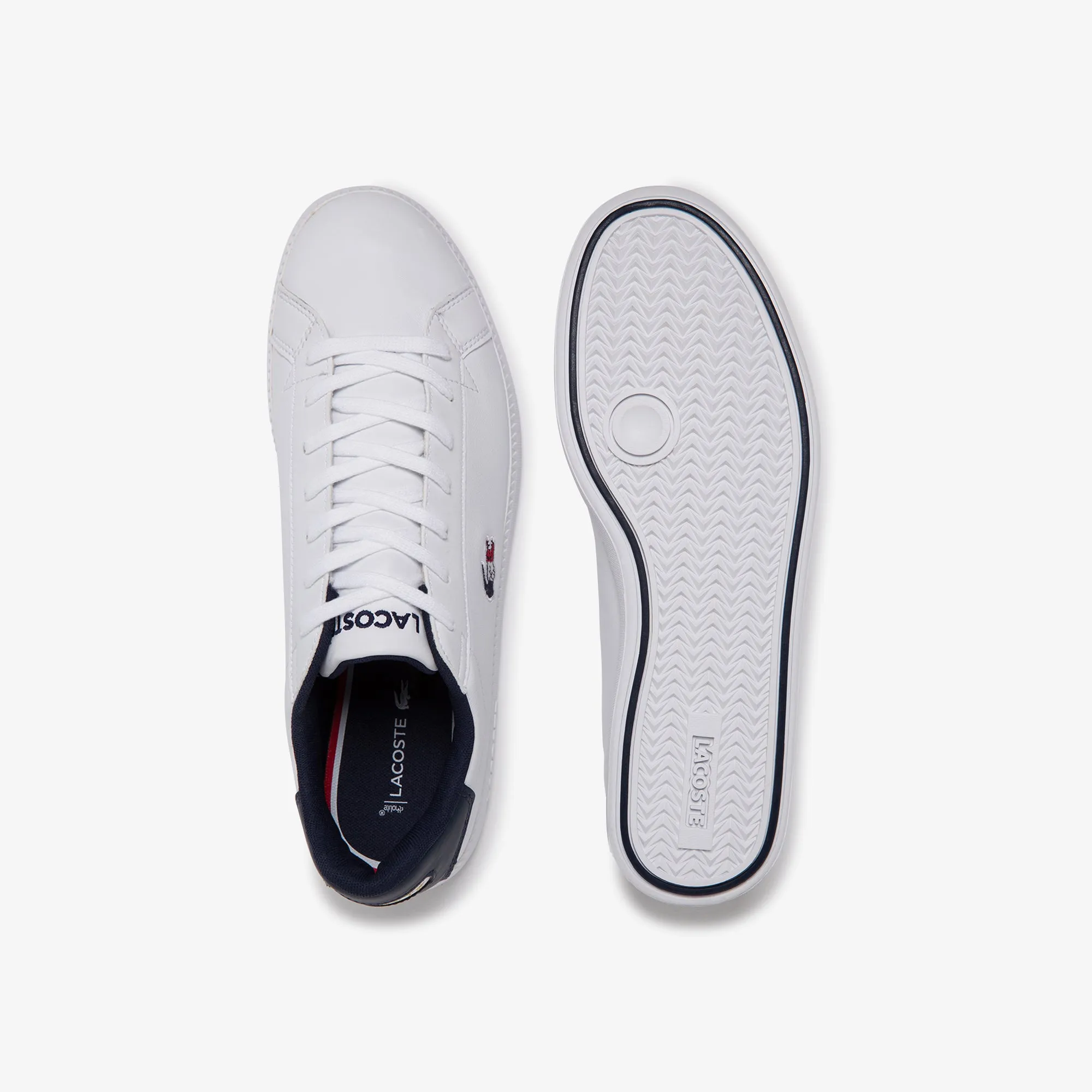 Lacoste Graduate Tri1 Sma Sneakers - White/Navy/Red