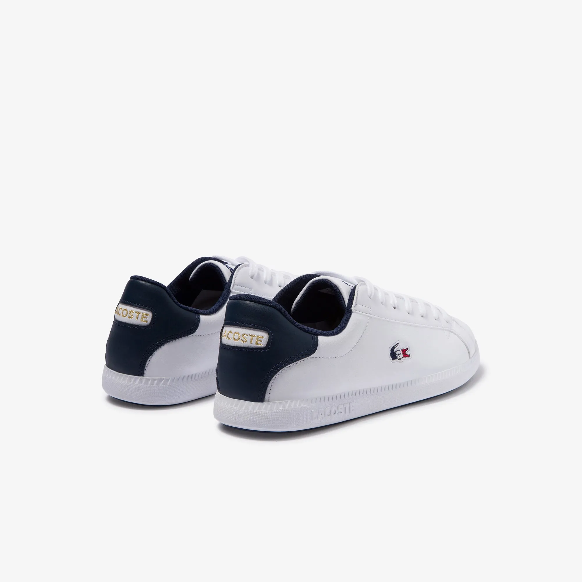 Lacoste Graduate Tri1 Sma Sneakers - White/Navy/Red