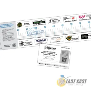 LAST CAST LAND BASED WINTER KAHAWAI MEASURING COMP TICKET