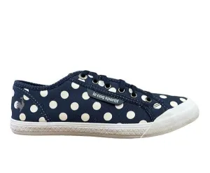 Le Coq Sportif scarpa sneakers da donna a pois Deuville Plus 1311256 blu