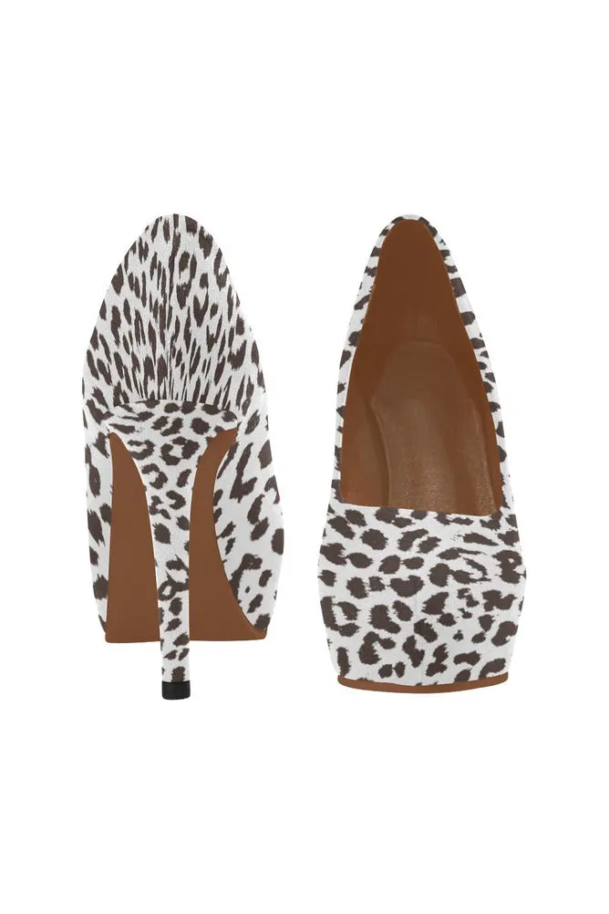 Leopard Brown Women's High Heels