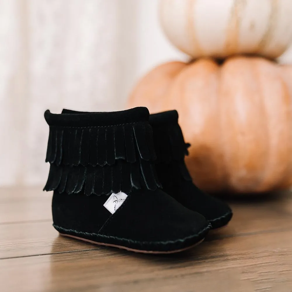 Little Love Bug Black Cozy Boot