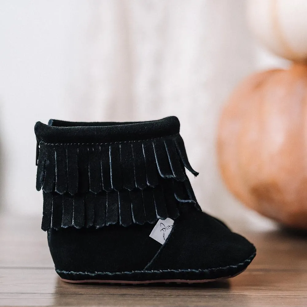 Little Love Bug Black Cozy Boot