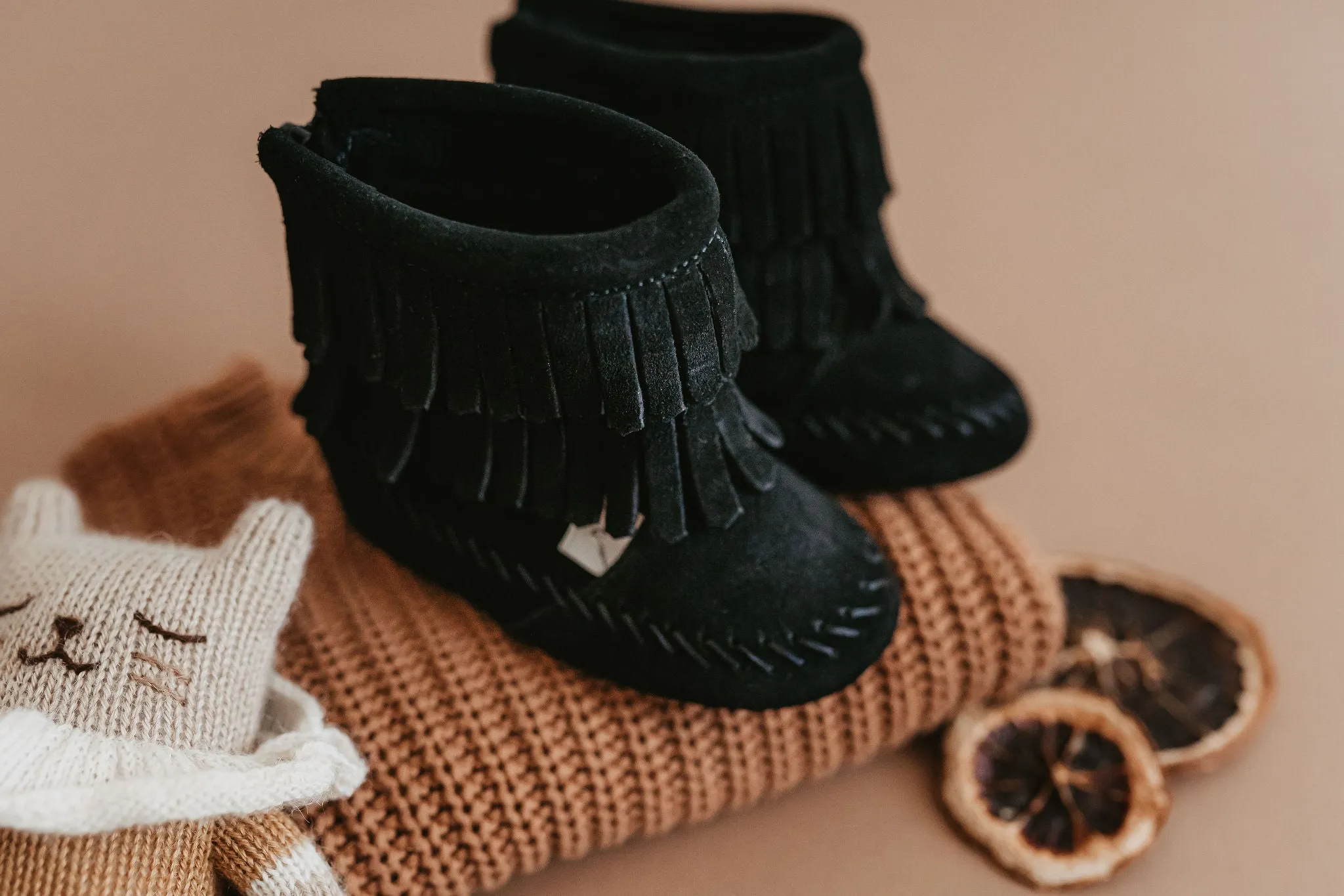 Little Love Bug Black Cozy Boot