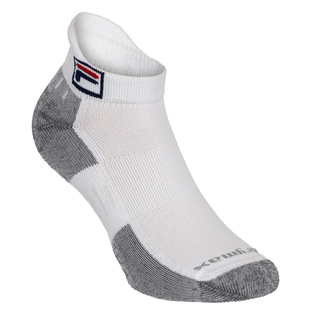 Low Cut Tab Tennis Socks White