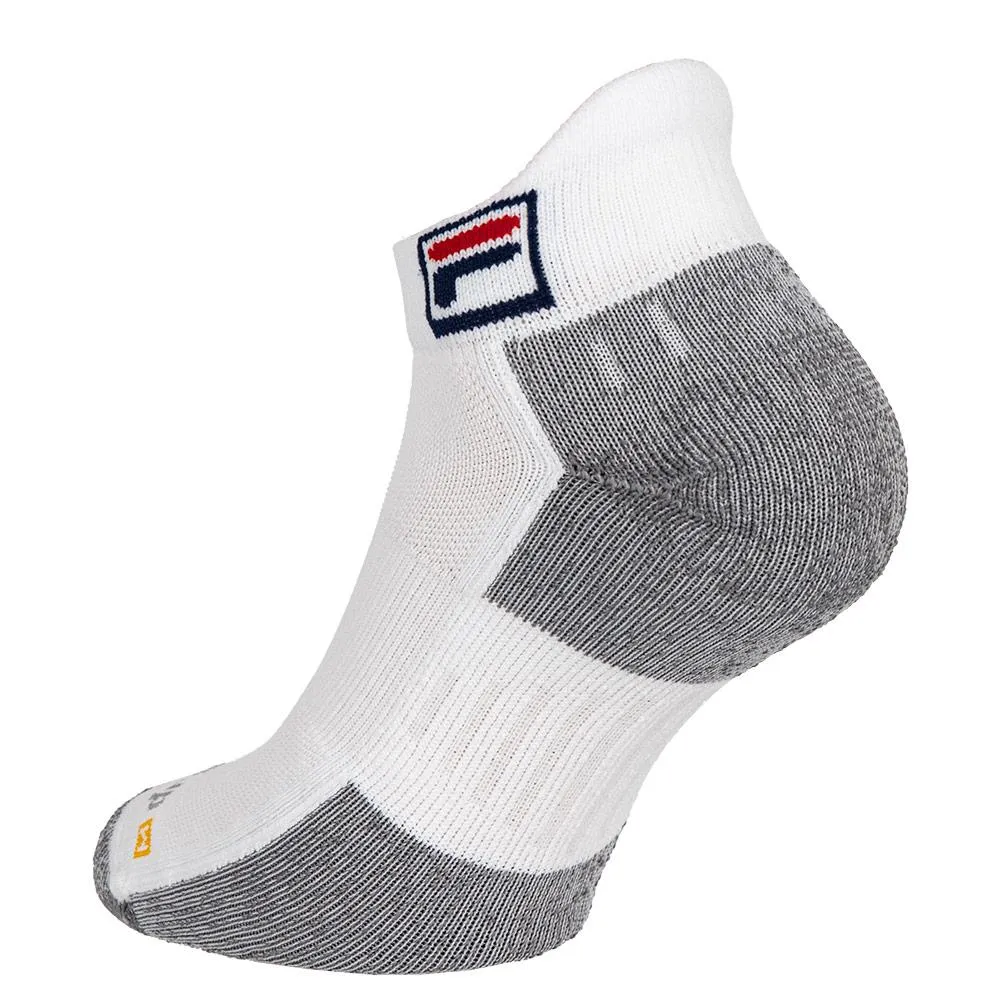 Low Cut Tab Tennis Socks White