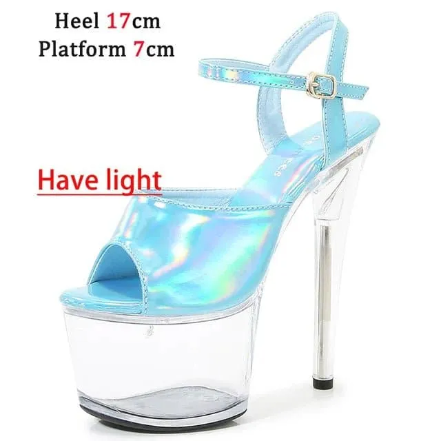 Luminous Platform Sandals