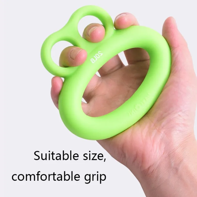 MAXSOINS MXO-DOUBLE-001 Frog Shape Finger Grip Training Device Finger Grip Ring, Specification: 20LB (Plane Green)