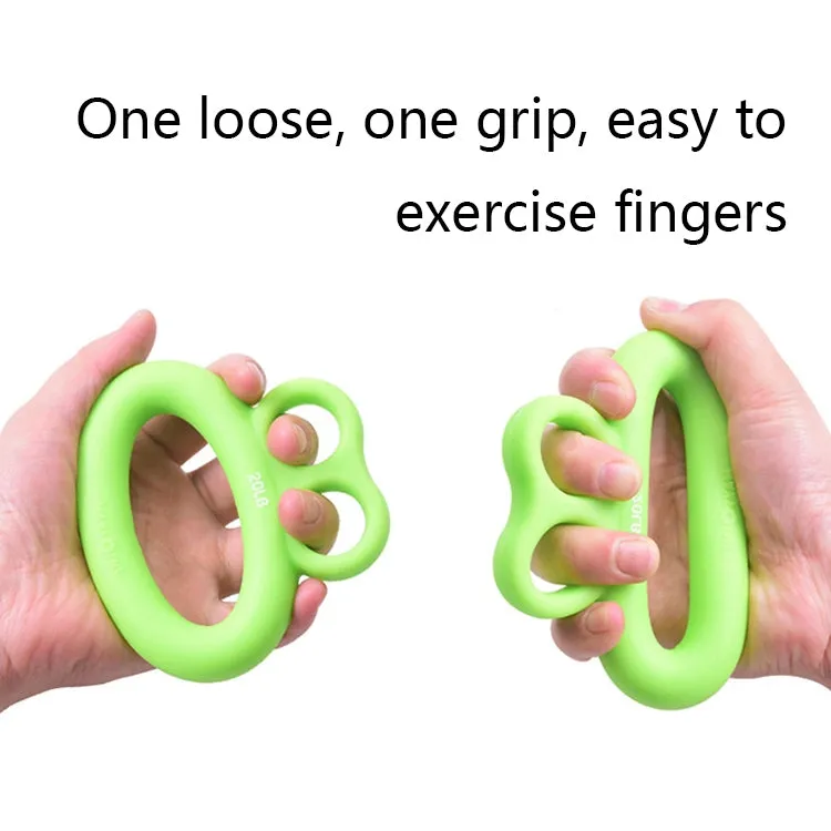 MAXSOINS MXO-DOUBLE-001 Frog Shape Finger Grip Training Device Finger Grip Ring, Specification: 20LB (Plane Green)