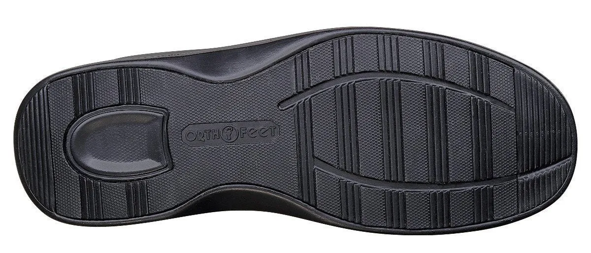 Melbourne - Black Orthotic Sandal