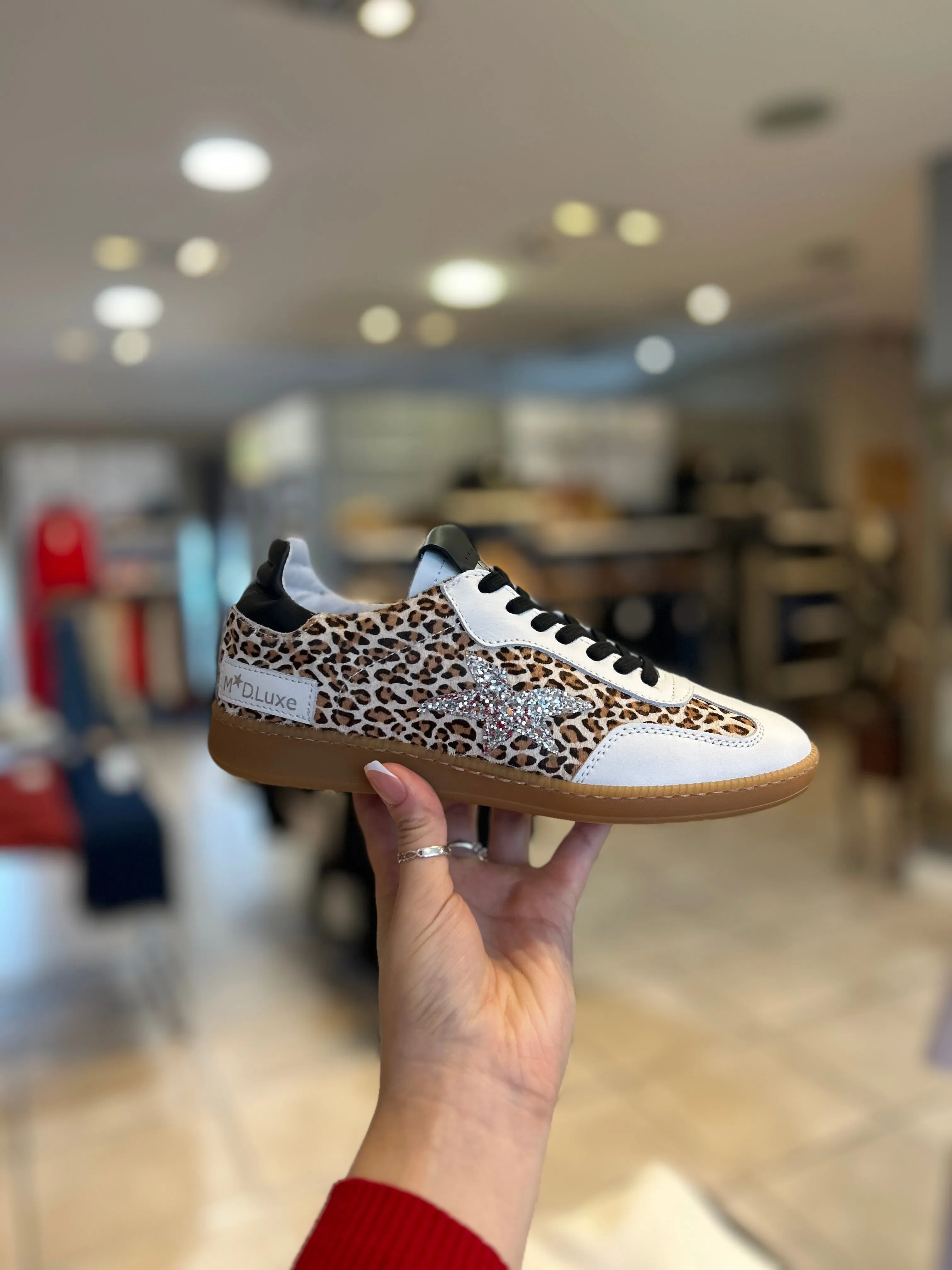 MELINE SPARKLE LEOPARD TRAINER