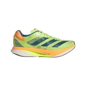 Men's Adidas Adizero Adios Pro 2, Pulse Lime/Real Teal/Flash Orange, 11.5 D Medium